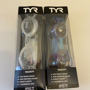 New TYR swim googles adult lot